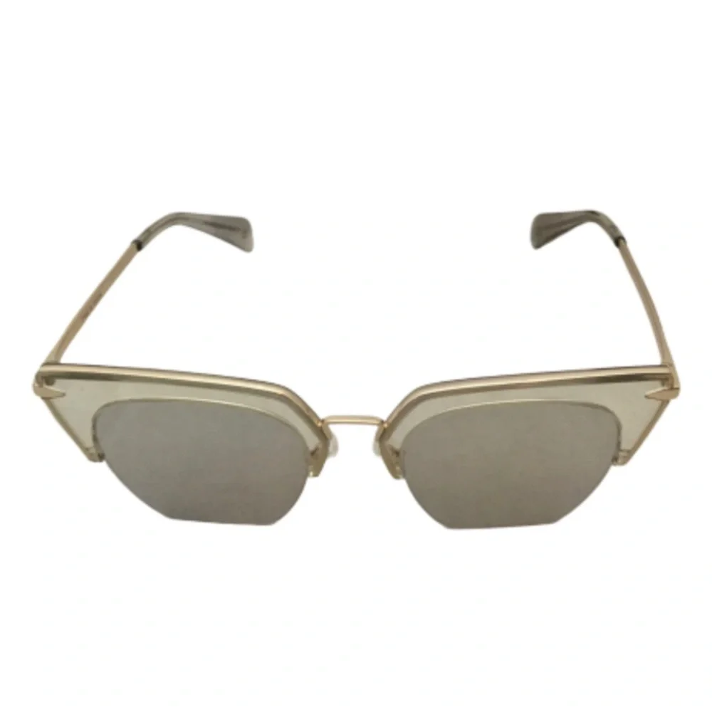 Rag & Bone Cat Eye Sunglasses Clear/Gold 51mm NWT
